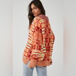 Free People Ruben Sweater Autumn Sunset Combo